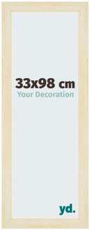 Fotolijst 33x98 cm - Zand Geveegd - MDF - Mura
