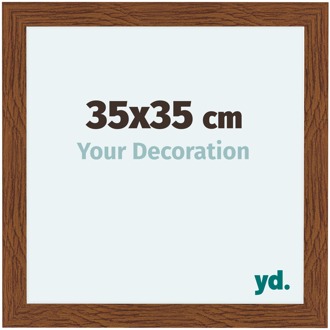 Fotolijst 35x35 cm - Eiken Rustiek - MDF - Como