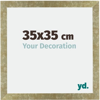 Fotolijst 35x35 cm - Goud Antiek - MDF - Mura