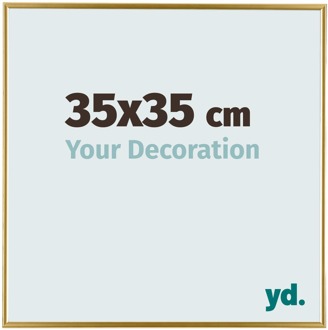 Fotolijst 35x35 cm - Goud - Kunststof - Evry