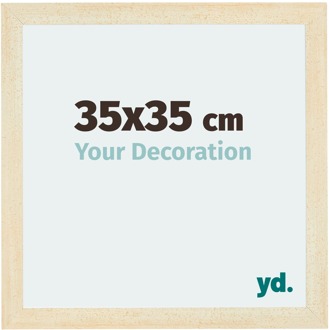 Fotolijst 35x35 cm - Zand Geveegd - MDF - Mura