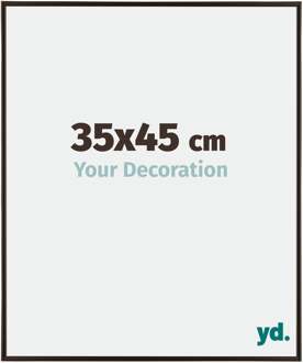 Fotolijst 35x45 cm - Antraciet - Kunststof - Evry