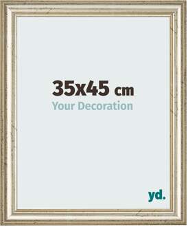 Fotolijst 35x45 cm - Metaalglans - MDF - Lazio
