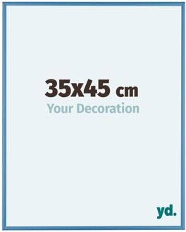 Fotolijst 35x45 cm - Staal Blauw - Aluminium - Austin