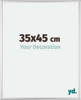 Fotolijst 35x45 cm - Zilver Glanzend - Aluminium - Austin