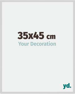 Fotolijst 35x45 cm - Zilver Mat - Aluminium - Miami