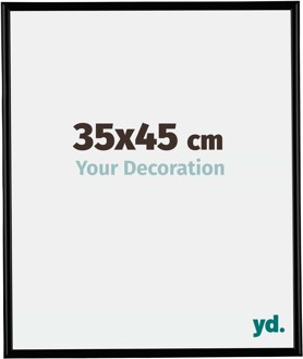 Fotolijst 35x45 cm - Zwart Mat - Kunststof - Bordeaux