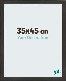 Fotolijst 35x45 cm - Zwart Mat - MDF - Bologna