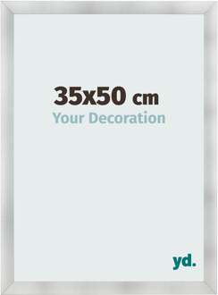 Fotolijst 35x50 cm - Aluminium Geborsteld - MDF - Pisa