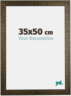 Fotolijst 35x50 cm - Champagne Geborsteld - Hout - Leeds