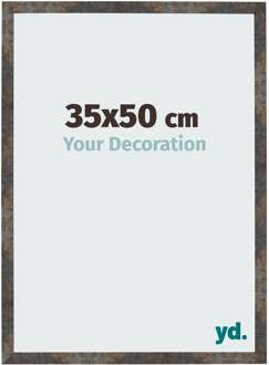 Fotolijst 35x50 cm - Geoxideerd Metaal - MDF - Bologna