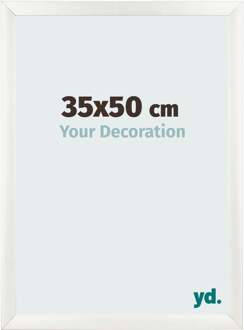 Fotolijst 35x50 cm - Wit Geveegd - MDF - Pisa