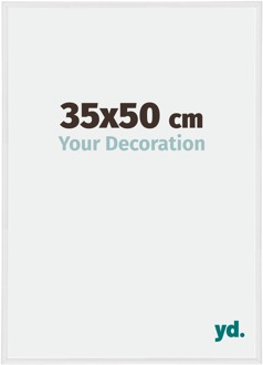 Fotolijst 35x50 cm - Wit Hoogglans - Kunststof - Annecy