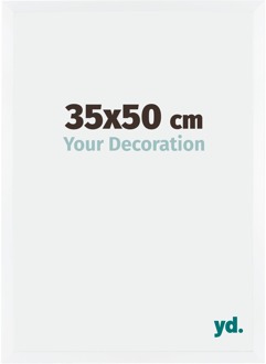 Fotolijst 35x50 cm - Wit Mat - MDF - Catania