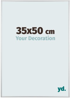 Fotolijst 35x50 cm - Zilver Mat - Aluminium - Kent