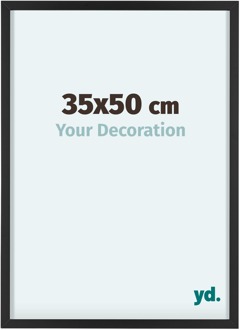 Fotolijst 35x50 cm - Zwart - Aluminium - Virginia