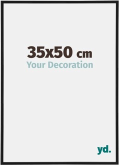 Fotolijst 35x50 cm - Zwart Mat - Kunststof - Annecy