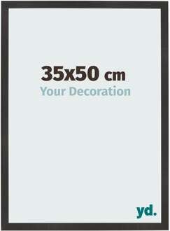 Fotolijst 35x50 cm - Zwart Mat - MDF - Bologna