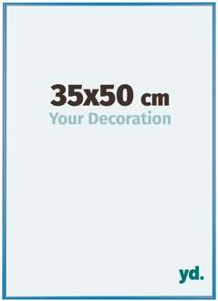 Fotolijst 35x50cm Staal Blauw Aluminium Austin - 35x50 cm