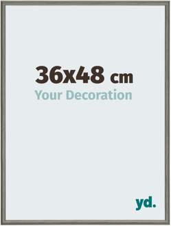 Fotolijst 36x48 cm - Mercury Structuur - Aluminium - New York