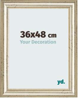 Fotolijst 36x48 cm - Metaalglans - MDF - Lazio