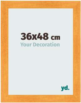 Fotolijst 36x48 cm - Oranje - MDF - Pisa