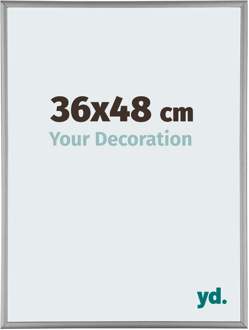 Fotolijst 36x48 cm - Platina - Aluminium - Kent