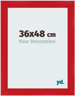 Fotolijst 36x48 cm - Rood - MDF - Pisa