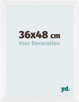 Fotolijst 36x48 cm - Wit Mat - MDF - Catania
