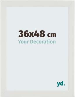 Fotolijst 36x48 cm - Wit Mat - MDF - Mura