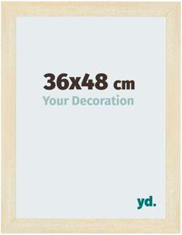 Fotolijst 36x48 cm - Zand Geveegd - MDF - Mura