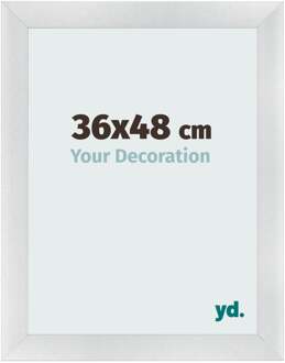 Fotolijst 36x48 cm - Zilver Mat - MDF - Pisa