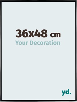 Fotolijst 36x48 cm - Zwart Mat - Kunststof - Evry