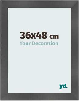Fotolijst 36x48 cm - Zwart Mat - MDF - Pisa