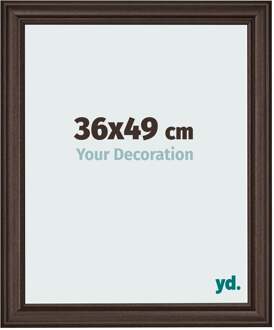 Fotolijst 36x49 cm - Eiken Donker - MDF - Lazio