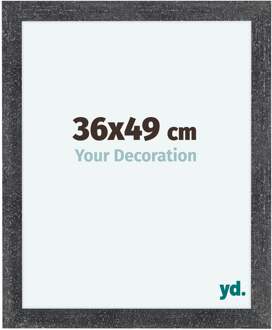 Fotolijst 36x49 cm - Grijs Geveegd - MDF - Como