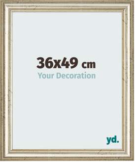 Fotolijst 36x49 cm - Metaalglans - MDF - Lazio