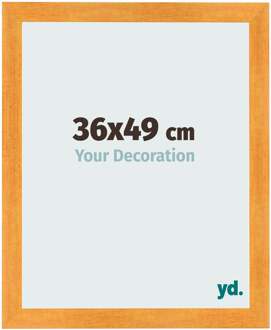 Fotolijst 36x49 cm - Oranje - MDF - Pisa