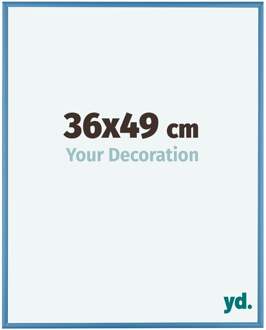 Fotolijst 36x49 cm - Staal Blauw - Aluminium - Austin