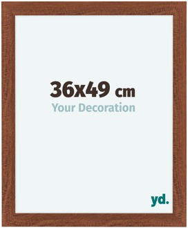 Fotolijst 36x49 cm - Walnoot - MDF - Como