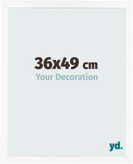 Fotolijst 36x49 cm - Wit Mat - MDF - Bologna