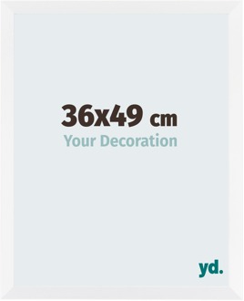 Fotolijst 36x49 cm - Wit Mat - MDF - Catania