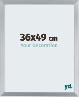 Fotolijst 36x49 cm - Zilver Glans - MDF - Catania