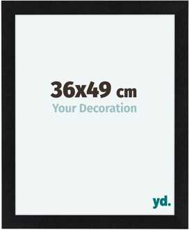 Fotolijst 36x49 cm - Zwart Mat - MDF - Como