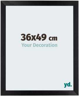 Fotolijst 36x49 cm - Zwart Mat - MDF - Mura