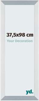 Fotolijst 37,5x98 cm - Aluminium - Geborsteld - MDF - Mura Aluminium Geborsteld - 37.5x98 cm