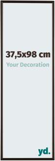 Fotolijst 37,5x98 cm - Antraciet - Kunststof - Evry - 37.5x98 cm