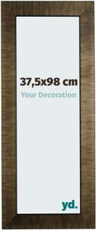 Fotolijst 37,5x98 cm - Champagne Geborsteld - Hout - Leeds - 37.5x98 cm