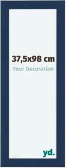 Fotolijst 37,5x98 cm - Donkerblauw Geveegd - MDF - Como - 37.5x98 cm