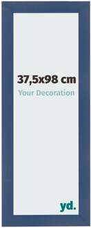 Fotolijst 37,5x98 cm - Donkerblauw Geveegd - MDF - Pisa - 37.5x98 cm